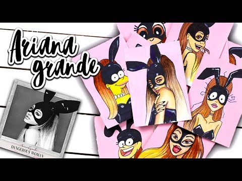 АРИАНА ГРАНДE Рисую в 10 разных стилях | STYLE CHALLENGE - Популярные видеоролики!