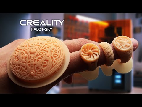 ЧУДО ФОТОПОЛИМЕРНЫЙ 3D ПРИНТЕР CREALITY HALOT-SKY - Популярные видеоролики!
