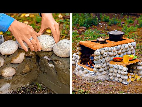 Brilliant Backyard Crafts: How to Build a Simple Earthen Oven - Популярные видеоролики!