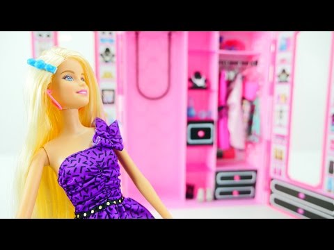 Игрушечный шкаф для куклы Барби - Как стать аккуратными? - Популярные видеоролики!