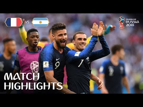 France v Argentina | 2018 FIFA World Cup | Match Highlights - Популярные видеоролики!