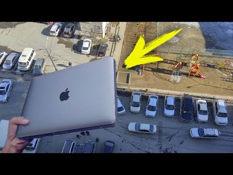 СБРОС MacBook Pro со 100m на асфальт ! - Популярные видеоролики!