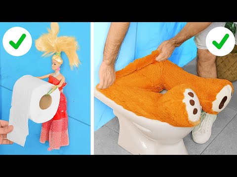 Quick and Easy Toilet Cleaning Tips 🧼✨ and Decorative Ideas for a Stylish Bathroom 🌿🛁 - Популярные видеоролики!
