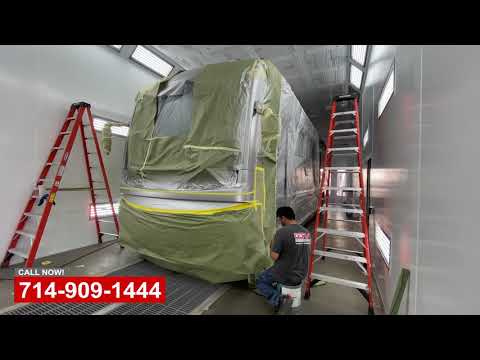 TIFFIN PHAETON RV - Complete Paint and Body Restoration - OCRV Center, Yorba Linda - Популярные видеоролики!