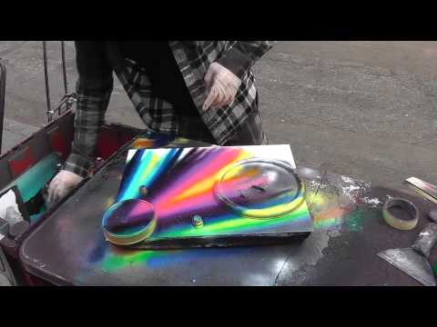 New York City Spray Paint Artist - Популярные видеоролики!