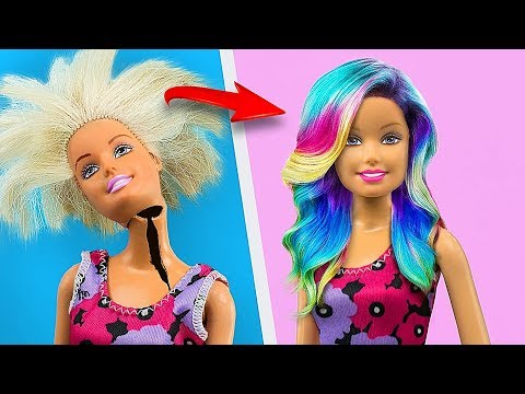 17 лайфхаков для куклы Барби и старых игрушек - Популярные видеоролики!