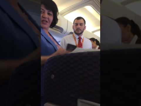 Пьяная авиадебоширка рейса UT-479 Арсанидзе Роза Маремовна - Популярные видеоролики!