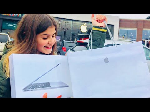 Шоппинг в Apple Store Америка Распаковка MacBook Pro - Популярные видеоролики!