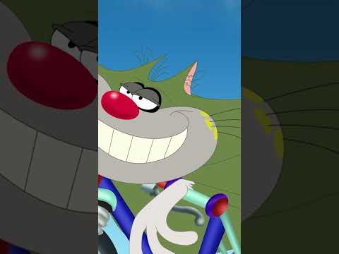 Everyone on a bike! #bike #Shorts #oggy | Cartoon for kids - Популярные видеоролики!