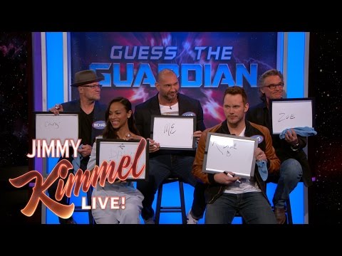 The Cast of Guardians of the Galaxy Vol. 2 Plays 'Guess the Guardian' - Популярные видеоролики!