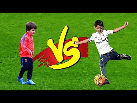 Сын РОНАЛДУ vs сын МЕССИ: как играют в футбол дети звезд - Популярные видеоролики!