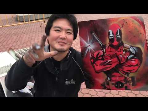 Deadpool spray art paint - Популярные видеоролики!
