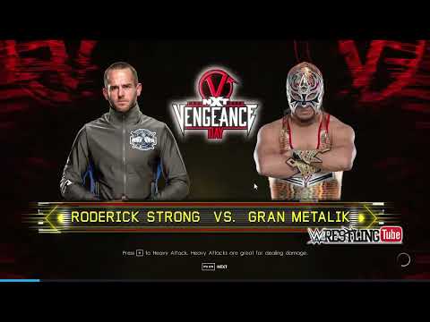 WWE 2K22 Gameplay Roderick Strong Vs Gran Metalik At NXT Vengeance Highlights HD - Популярные видеоролики!