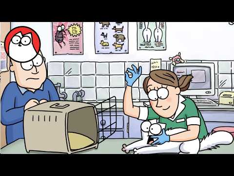 Off to the Vet (Full Film in COLOUR) I A Simon’s Cat SPECIAL - Популярные видеоролики!