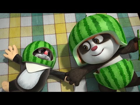 Мультики для детей - Кротик и Панда - Большой арбуз + Спорт в лесу - Популярные видеоролики!