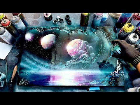Ancient Space Cave - SPRAY PAINT AR by Skech - Популярные видеоролики!