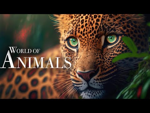 Животные мира 4K - Замечательный фильм о дикой природе с успокаивающей музыкой - Популярные видеоролики!