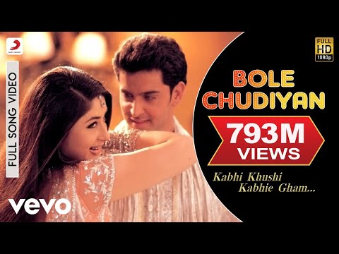 Bole Chudiyan Full Video - K3G|Amitabh, Shah Rukh, Kajol, Kareena, Hrithik|Udit Narayan - Популярные видеоролики!