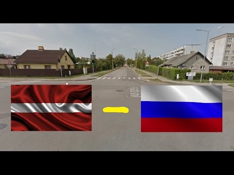 Россия и Латвия. Ржев - Елгава. Сравнение. Latvija - Krievija (Latvia - Russia comparison) - Популярные видеоролики!