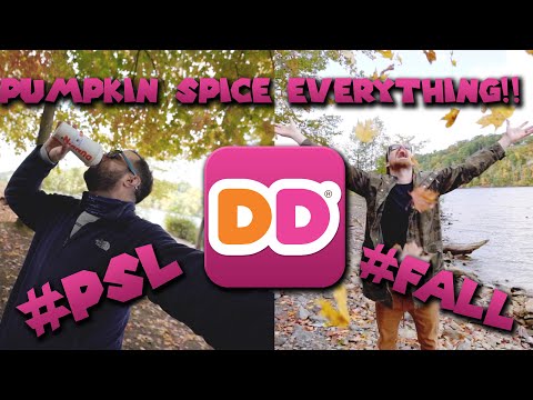 Dunkin Donuts Pumpkin Spice Latte Review 2023 + Is the New Apple Cider Donut Worth a Try? - Популярные видеоролики!