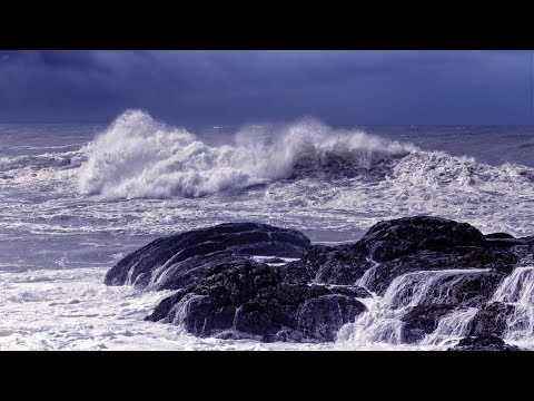 Ocean Waves Rain Sounds and Relaxing Music - Deep Sleep Relaxation - Популярные видеоролики!