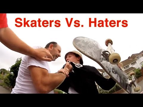Skaters Vs. People 2018 (Scooters, Moms, Dads, Kids, Old People, Instant Karma, Bikers, Cars, Lady) - Популярные видеоролики!