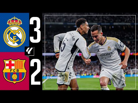 Real Madrid 3-2 FC Barcelona | HIGHLIGHTS | LaLiga 2023/24 - Популярные видеоролики!