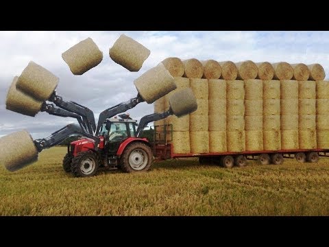 Tarımda Son Nokta | Müthiş Balya Toplama Makinası - Популярные видеоролики!
