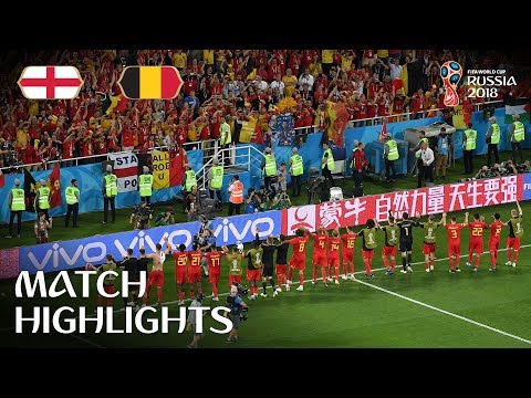 England v Belgium | 2018 FIFA World Cup | Match Highlights - Популярные видеоролики!
