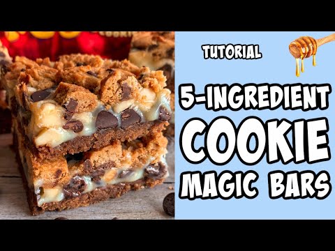 5-Ingredient Cookie Magic Bars! Recipe tutorial #Shorts - Популярные видеоролики!