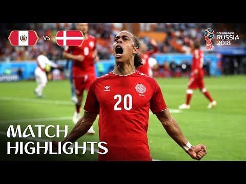 Peru v Denmark | 2018 FIFA World Cup | Match Highlights - Популярные видеоролики!