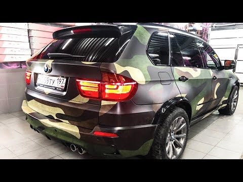 КАМУФЛЯЖ на BMW X5M. Своими руками - Популярные видеоролики!