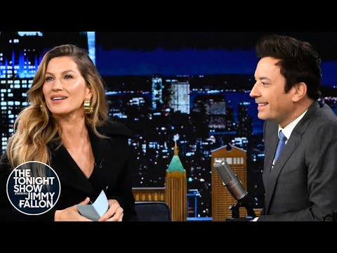 Gisele Bündchen Quizzes Jimmy on Popular Portuguese Phrases | The Tonight Show Starring Jimmy Fallon - Популярные видеоролики!