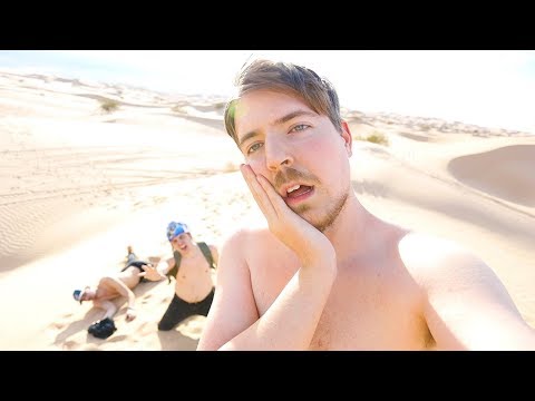 Surviving 24 Hours Straight In A Desert - Популярные видеоролики!