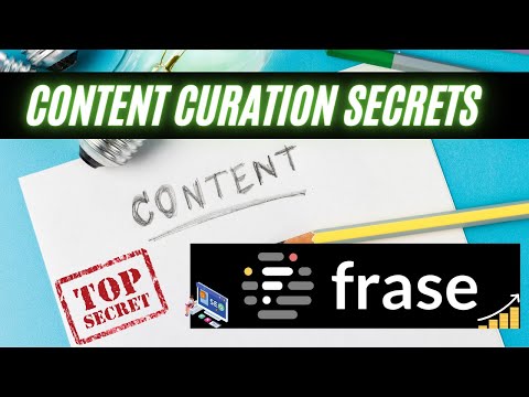 Content Curation With Frase IO 2021 | How To Find & Write Your Blog In 15 Min! - Популярные видеоролики!