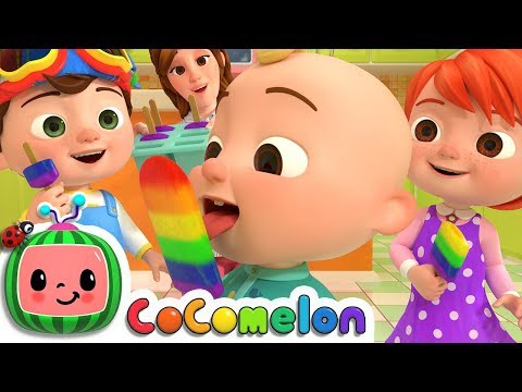 The Colors Song (with Popsicles) | @CoComelon Nursery Rhymes & Kids Songs - Популярные видеоролики!