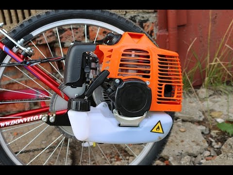 Установка двигателя на велосипед | Сборка мотовелосипеда MOTAX Lampa - Популярные видеоролики!
