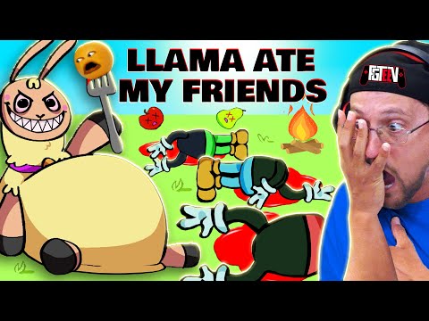 Hungry Llama Ate my Best Fruit Friends!  (FGTeeV Cartoon Game turns SCARY) - Популярные видеоролики!
