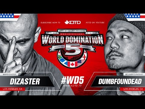 KOTD - Rap Battle - Dizaster vs Dumbfoundead | #WD5 - Популярные видеоролики!