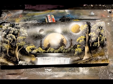 AMAZING SPRAY PAINT(Art 3d pictures) Street Performers on Buskers Festival - Популярные видеоролики!