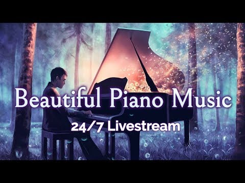 🔴Beautiful Piano Music LIVE 24/7: Instrumental Music for Relaxation, Study, Stress Relief - Популярные видеоролики!