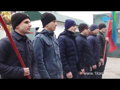 К службе готов! 7 призывников Каспийска отправились на службу в ряды Российской армии - Популярные видеоролики!