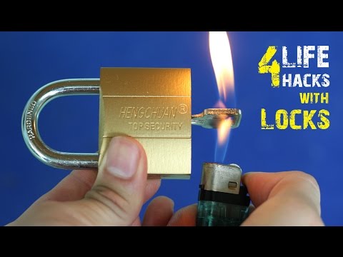 4 Amazing life hacks with Locks - Популярные видеоролики!
