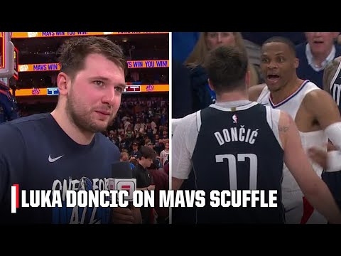 Luka Doncic on scuffle with Russell Westbrook: I don't know what happened 🤷‍♂️ | NBA on ESPN - Популярные видеоролики!