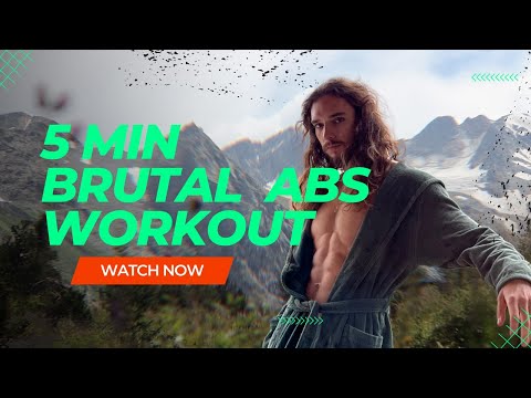 5 MIN BRUTAL AB WORKOUT - no equipment - Dmitry Kanyuk - Популярные видеоролики!