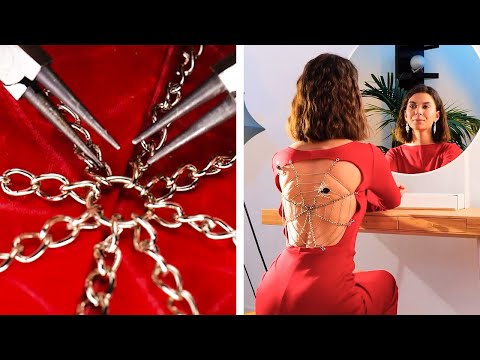 Awesome dress making. Cool clothing hacks - Популярные видеоролики!