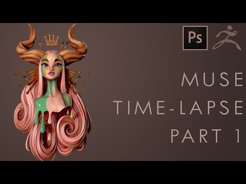 Zbrush Speed Sculpt Timelapse (Twitch Recap) - Part 1 - Популярные видеоролики!