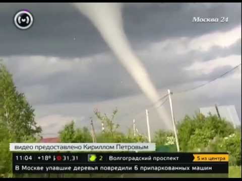 К Москве приближается торнадо - Популярные видеоролики!