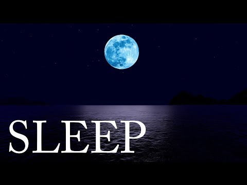 Sleep Music and Water Relaxation - Relaxing Sea and Moon Scenery - Популярные видеоролики!