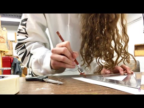 Art College Vlog 16 | Literally just non-stop art homework. - Популярные видеоролики!